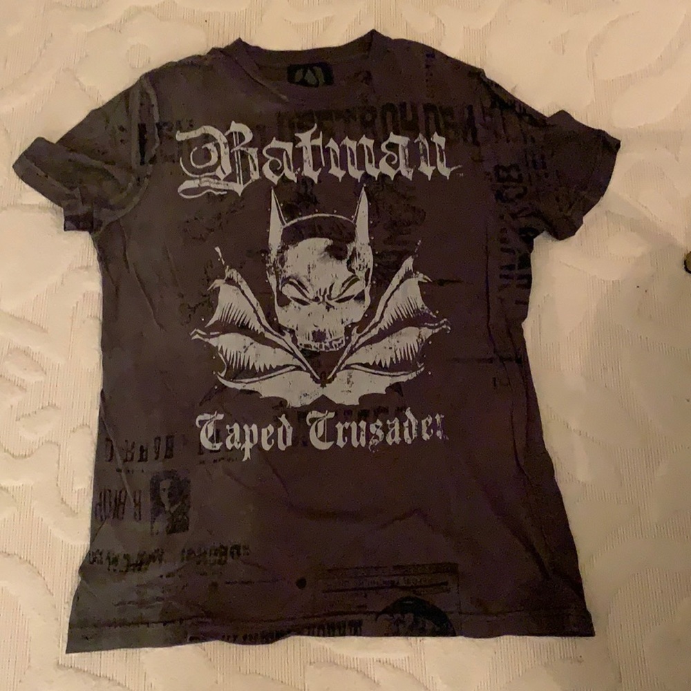 Like New Men’s Salvage Batman Shirt Gray Medium